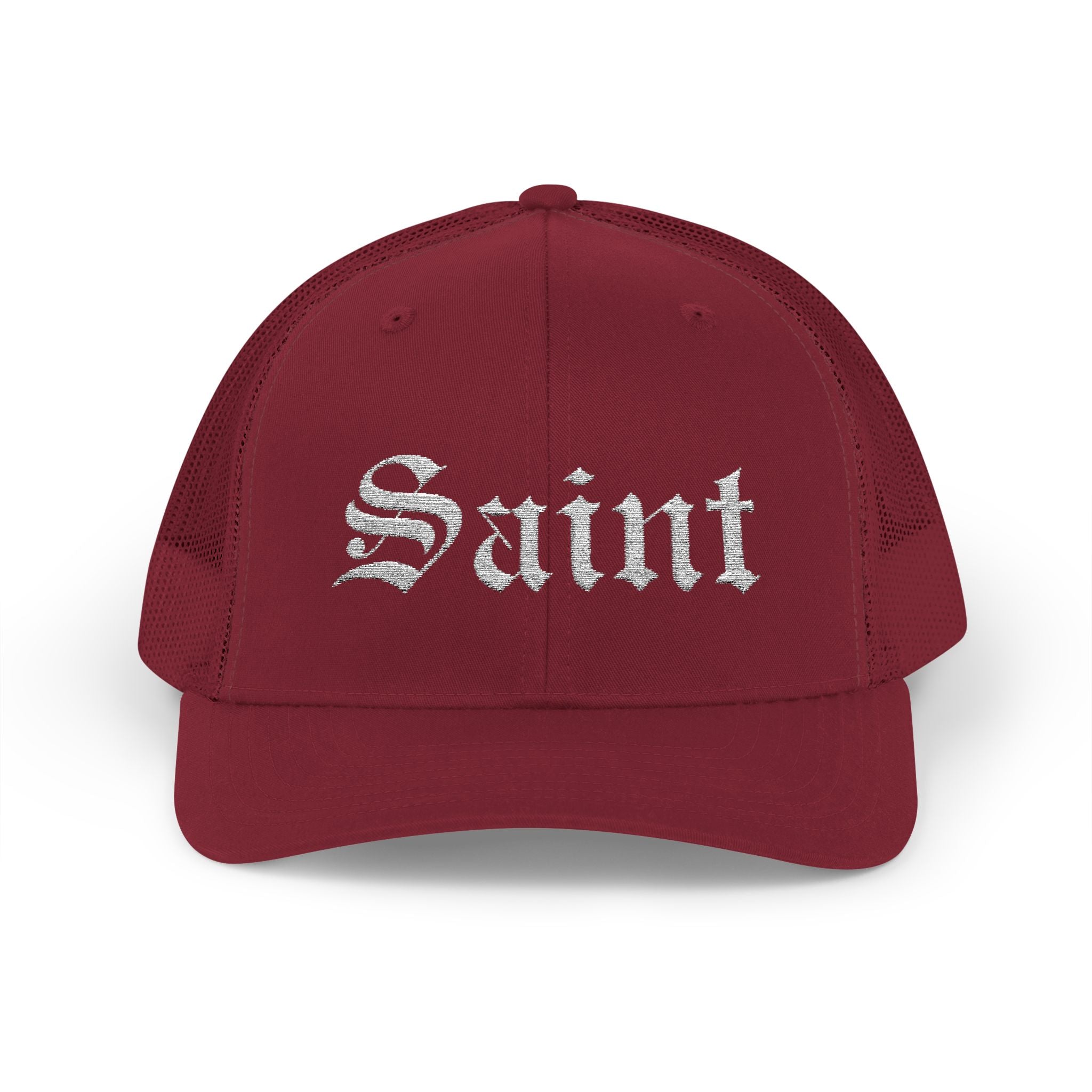 Saint Olde English Snapback Trucker Hat | Religous Wear, Devotion Apparel