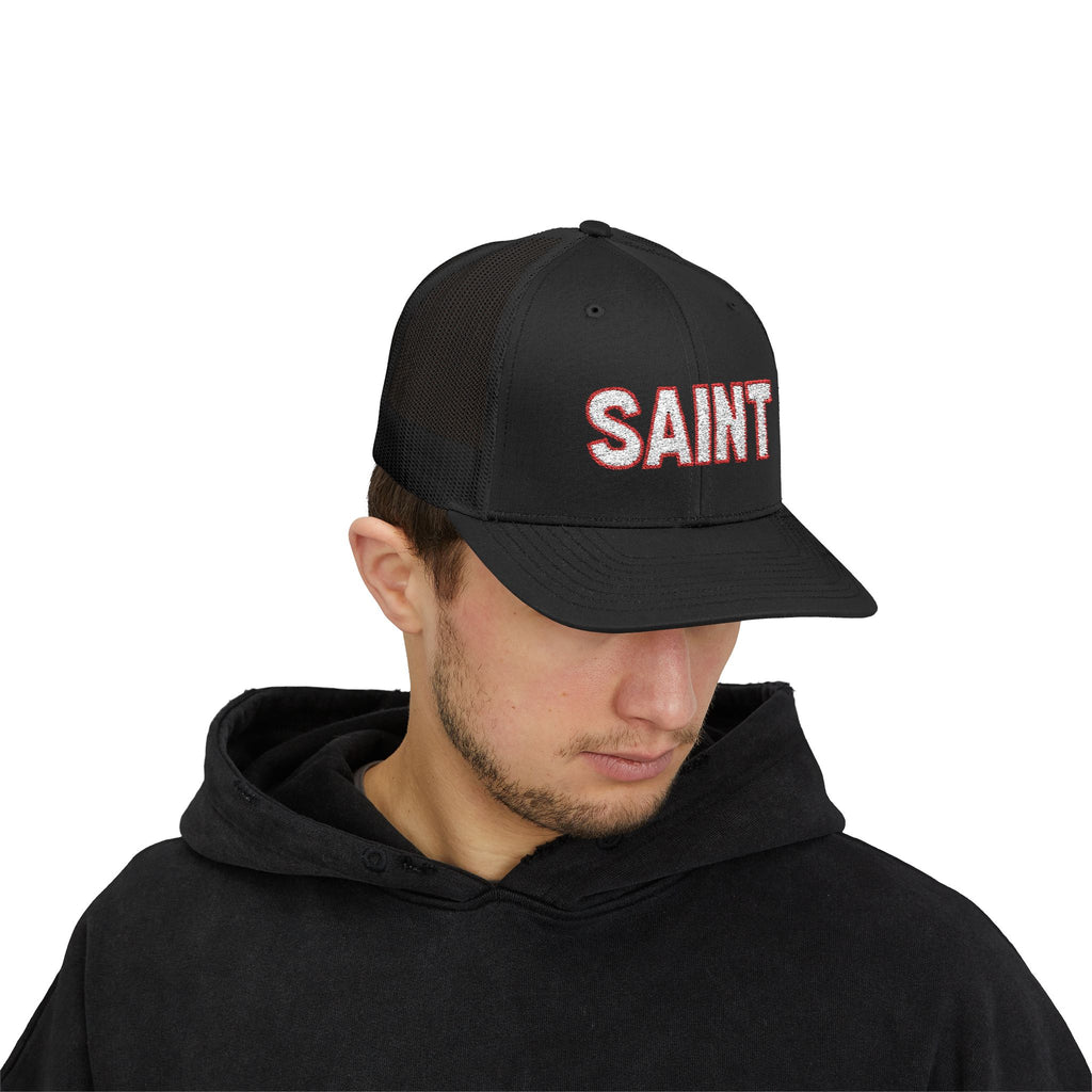 Saint outlined Snapback Trucker Hat | LDS Apparel, Religious Wear