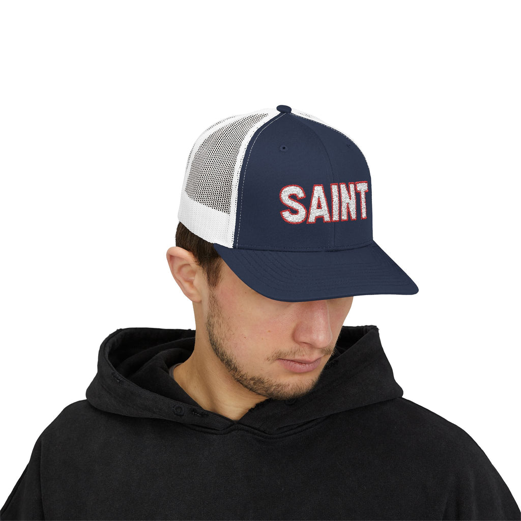 Saint outlined Snapback Trucker Hat | LDS Apparel, Religious Wear