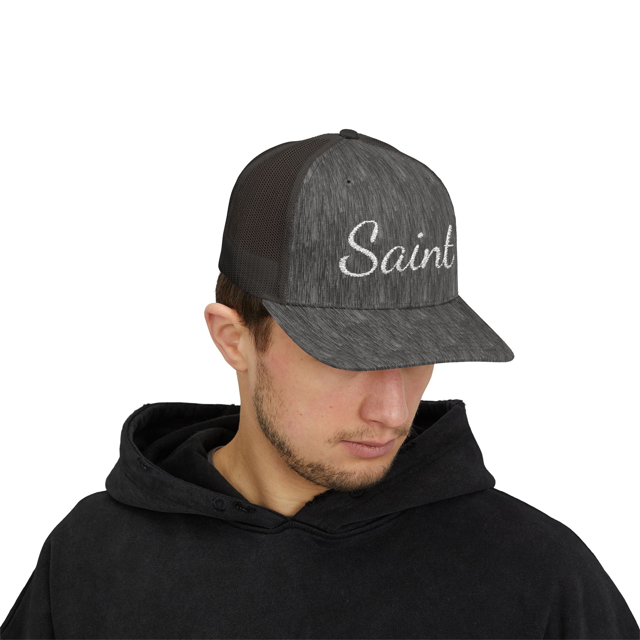 Saint Classic Snapback Trucker Hat | Religious Wear, Devotion Apparel