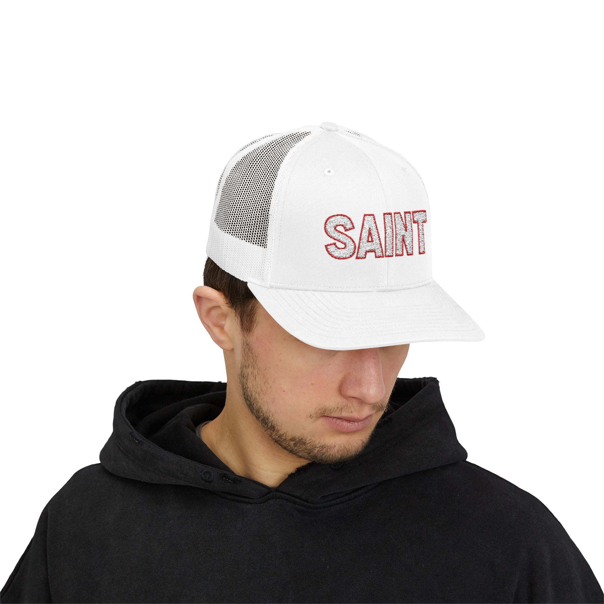 Saint outlined Snapback Trucker Hat | LDS Apparel, Religious Wear