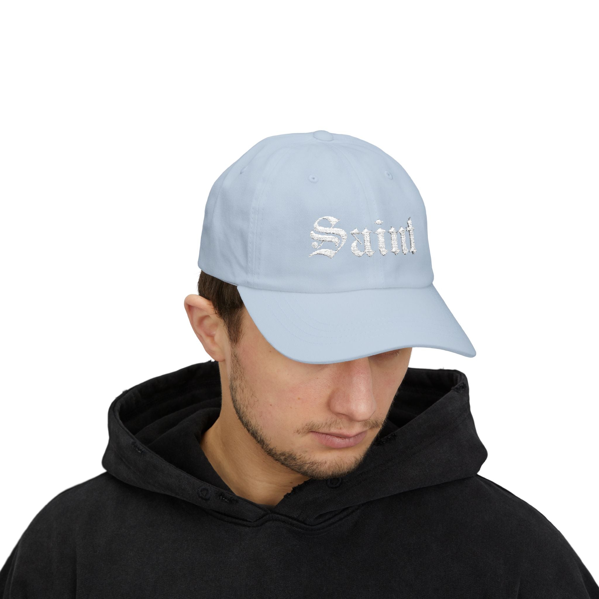 Saint Old English Classic  Hat - Religious Apparel, Devotion Wear