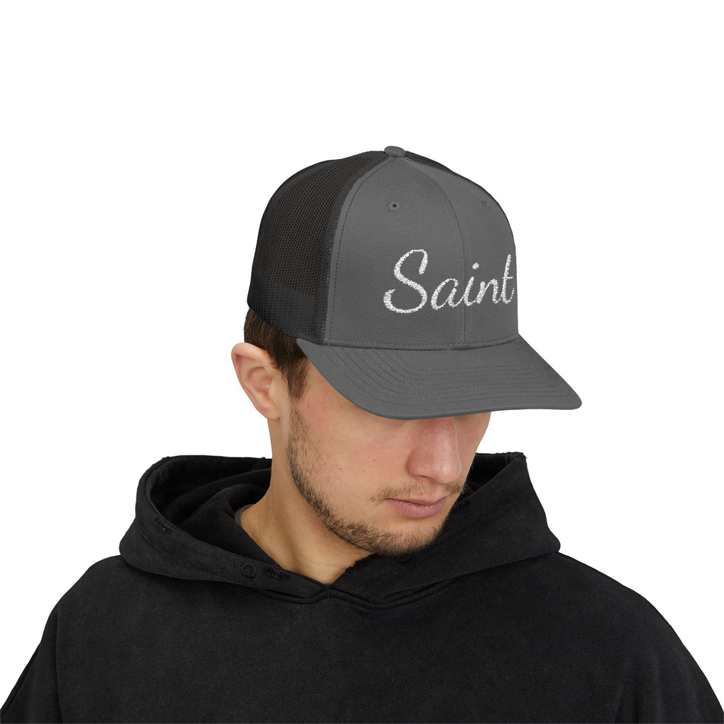 Saint Classic Snapback Trucker Hat | Religious Wear, Devotion Apparel