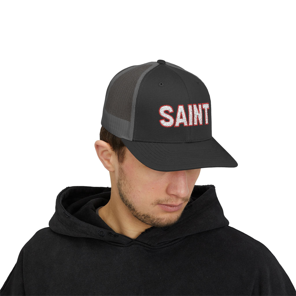 Saint outlined Snapback Trucker Hat | LDS Apparel, Religious Wear