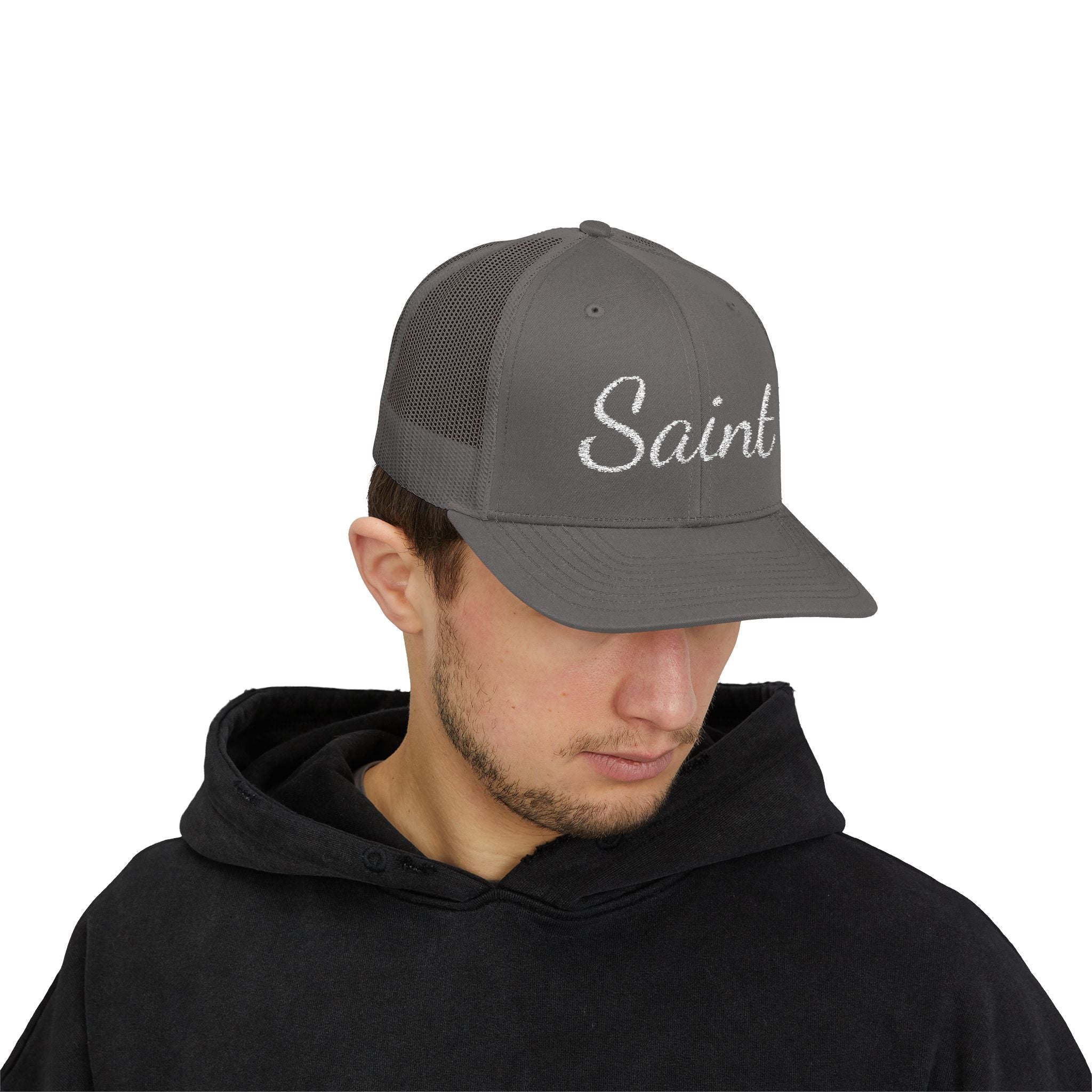Saint Classic Snapback Trucker Hat | Religious Wear, Devotion Apparel