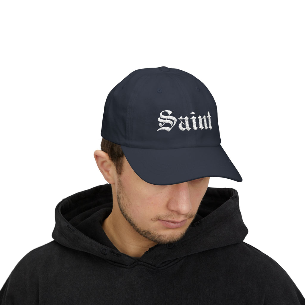 Saint Old English Classic  Hat - Religious Apparel, Devotion Wear