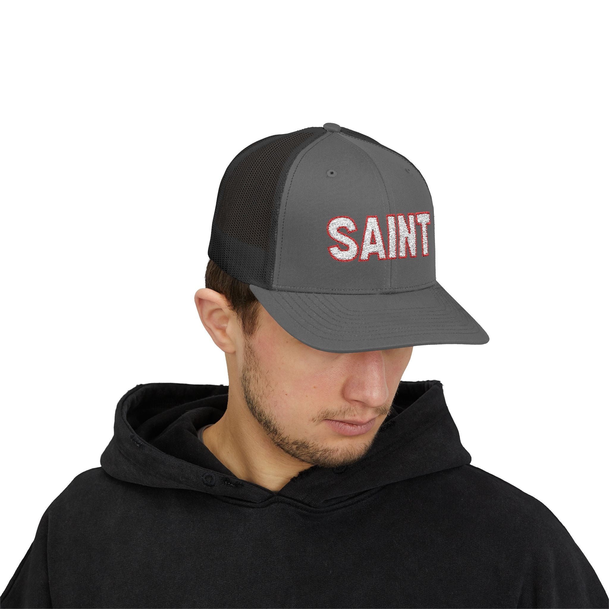 Saint outlined Snapback Trucker Hat | LDS Apparel, Religious Wear