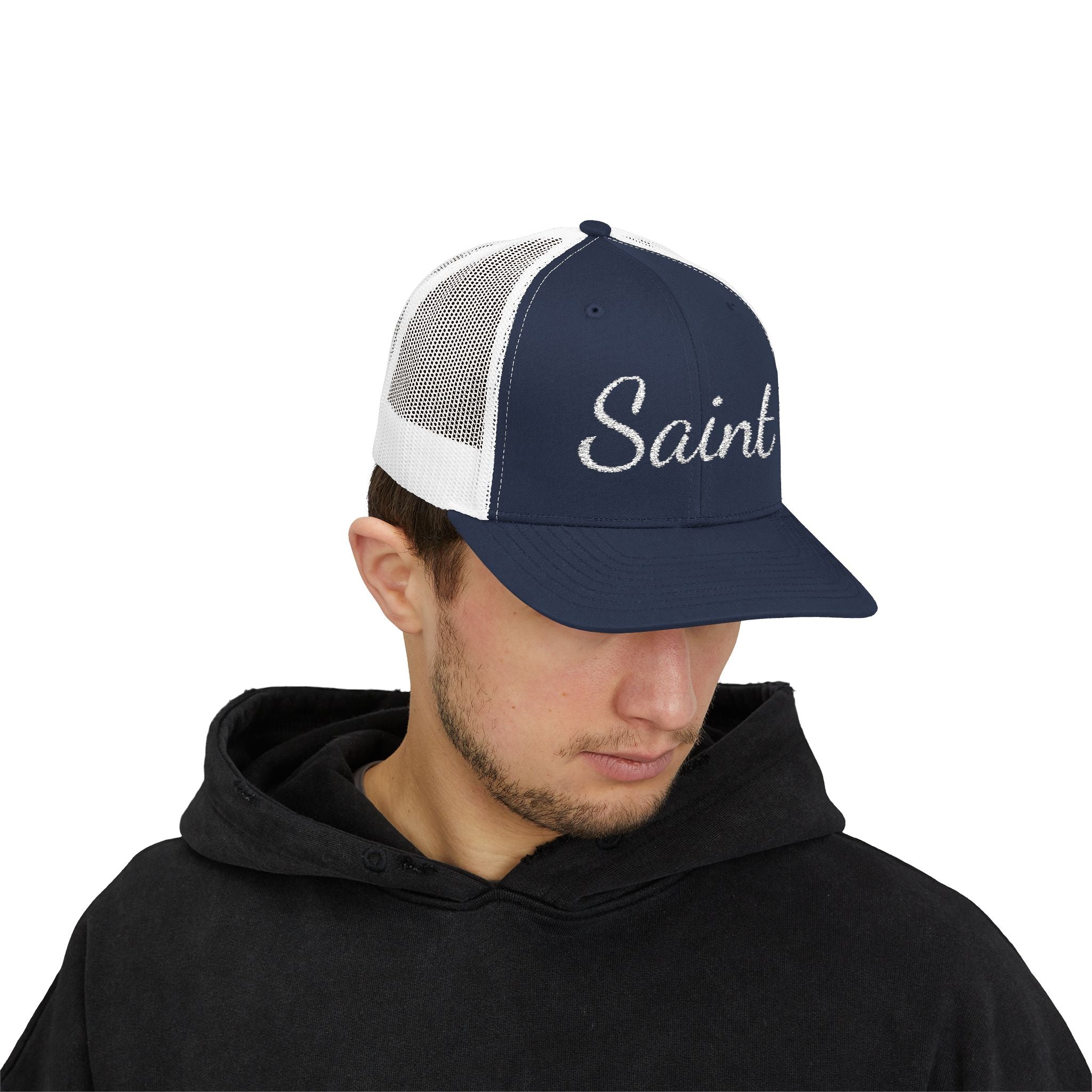 Saint Classic Snapback Trucker Hat | Religious Wear, Devotion Apparel