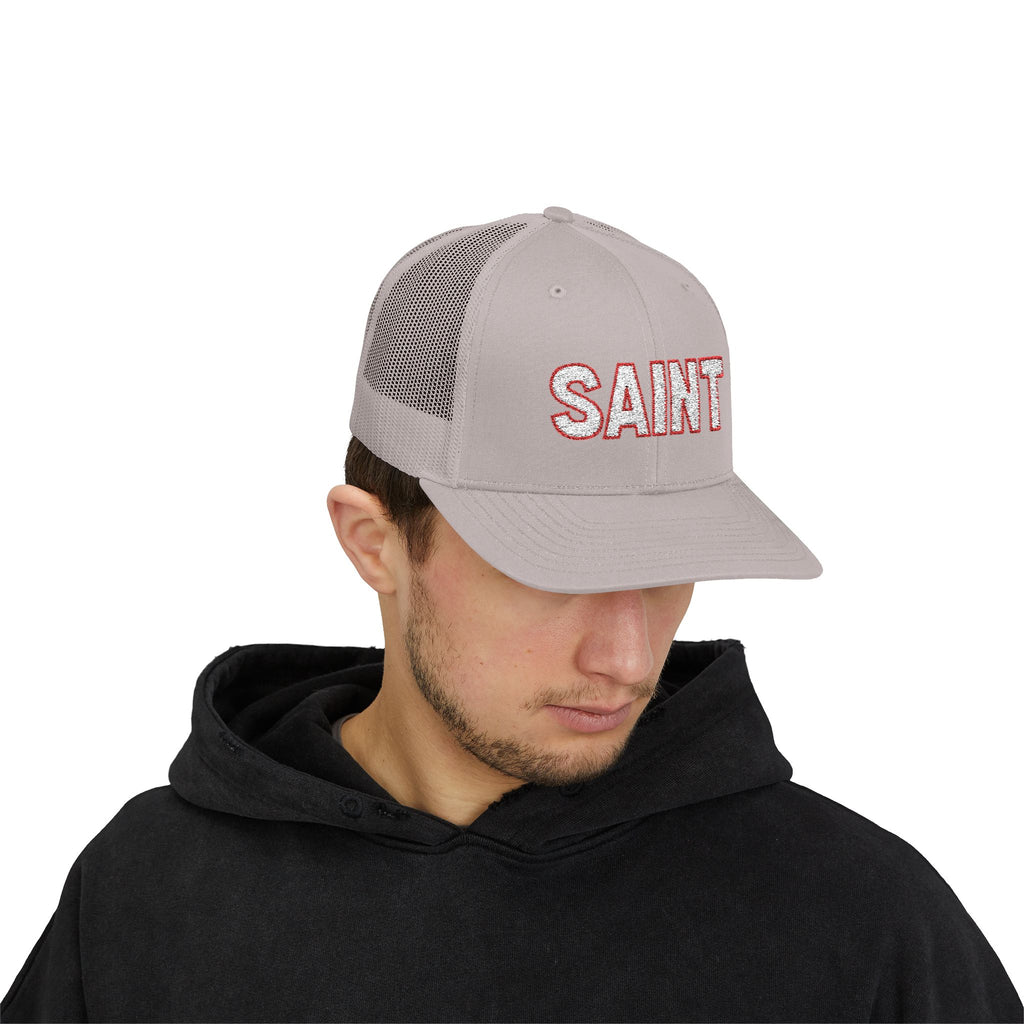 Saint outlined Snapback Trucker Hat | LDS Apparel, Religious Wear