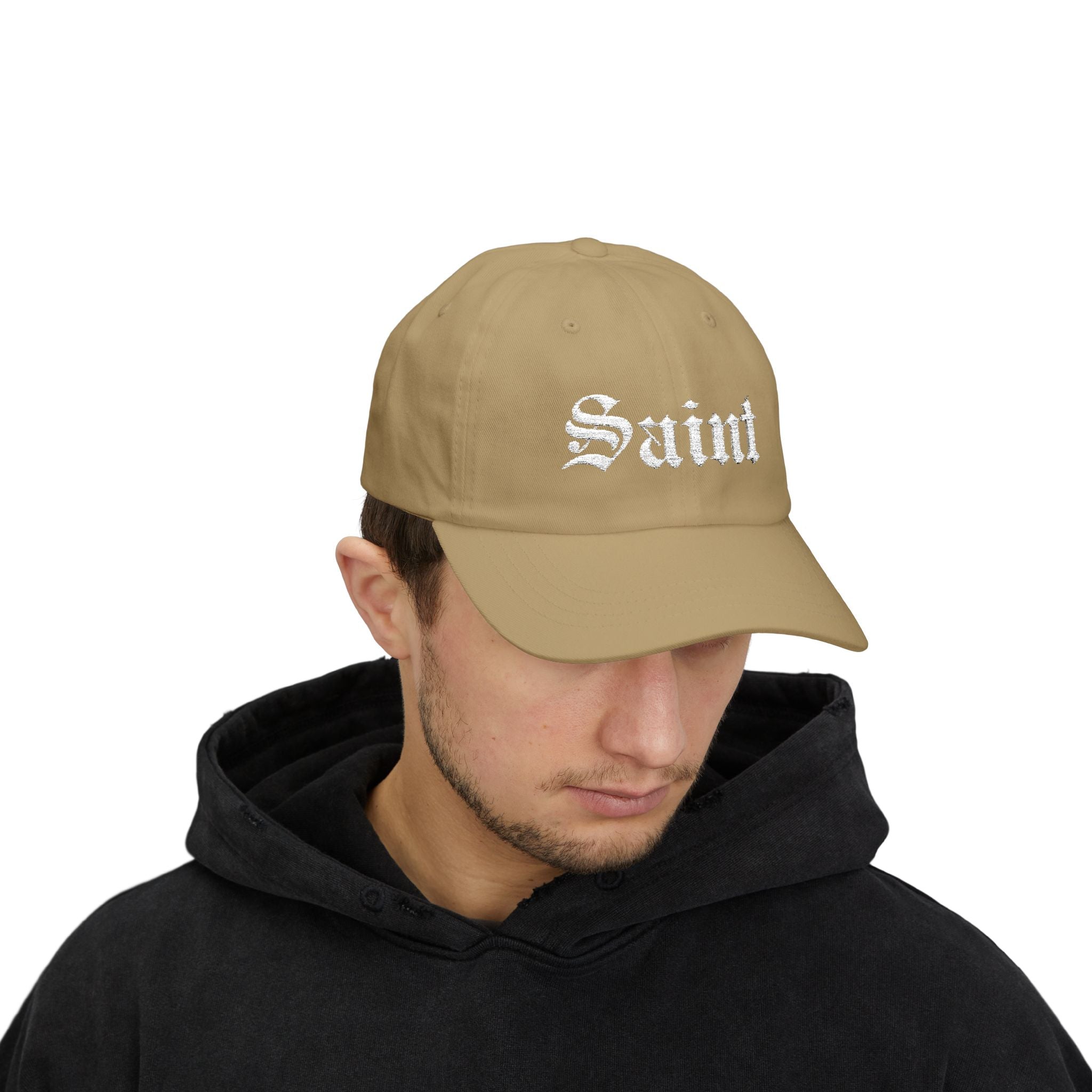Saint Old English Classic  Hat - Religious Apparel, Devotion Wear