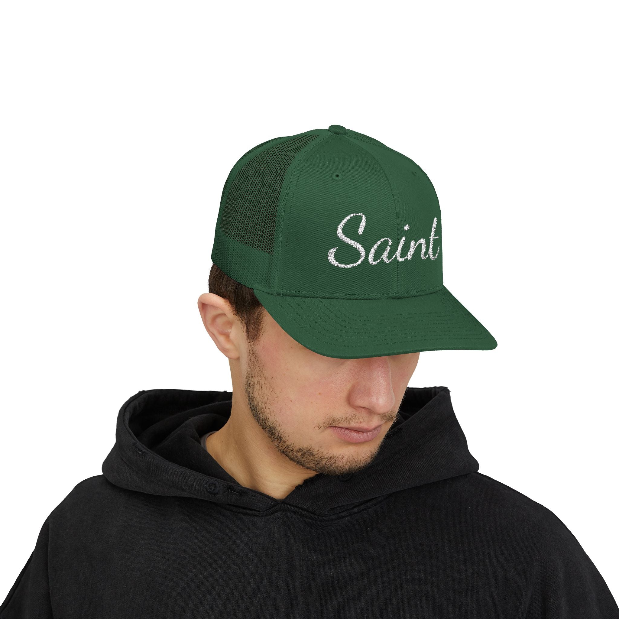 Saint Classic Snapback Trucker Hat | Religious Wear, Devotion Apparel