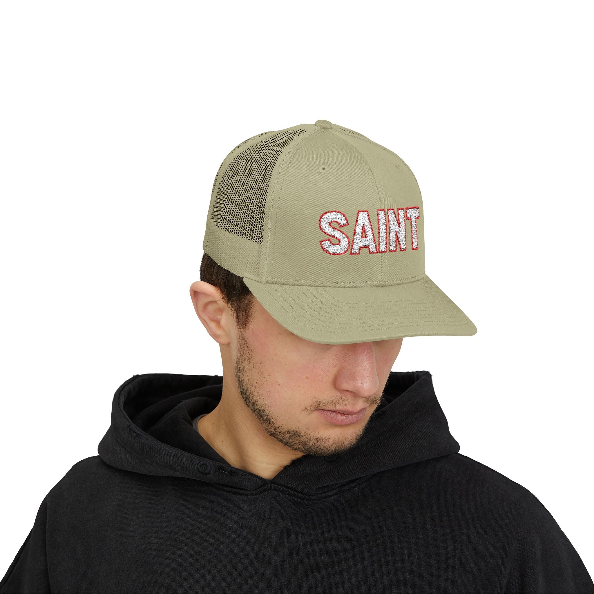 Saint outlined Snapback Trucker Hat | LDS Apparel, Religious Wear