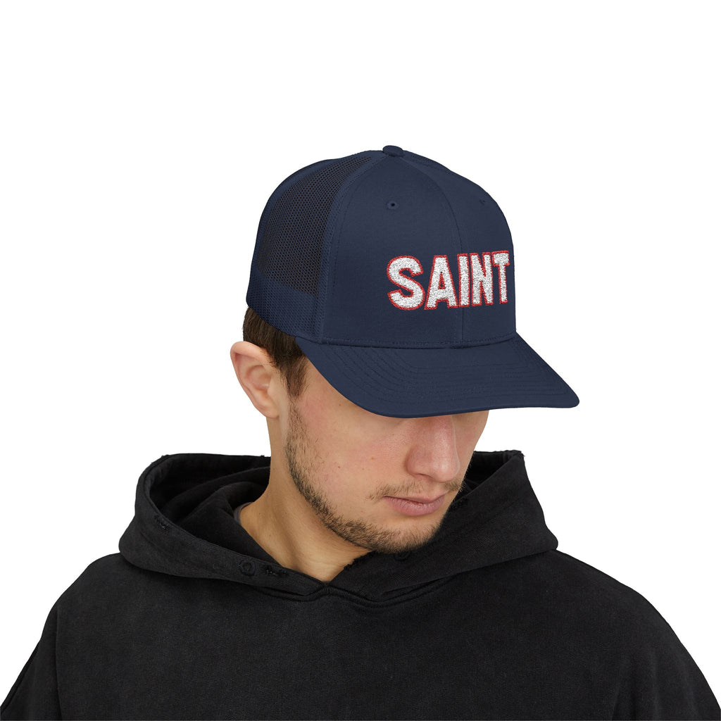 Saint outlined Snapback Trucker Hat | LDS Apparel, Religious Wear