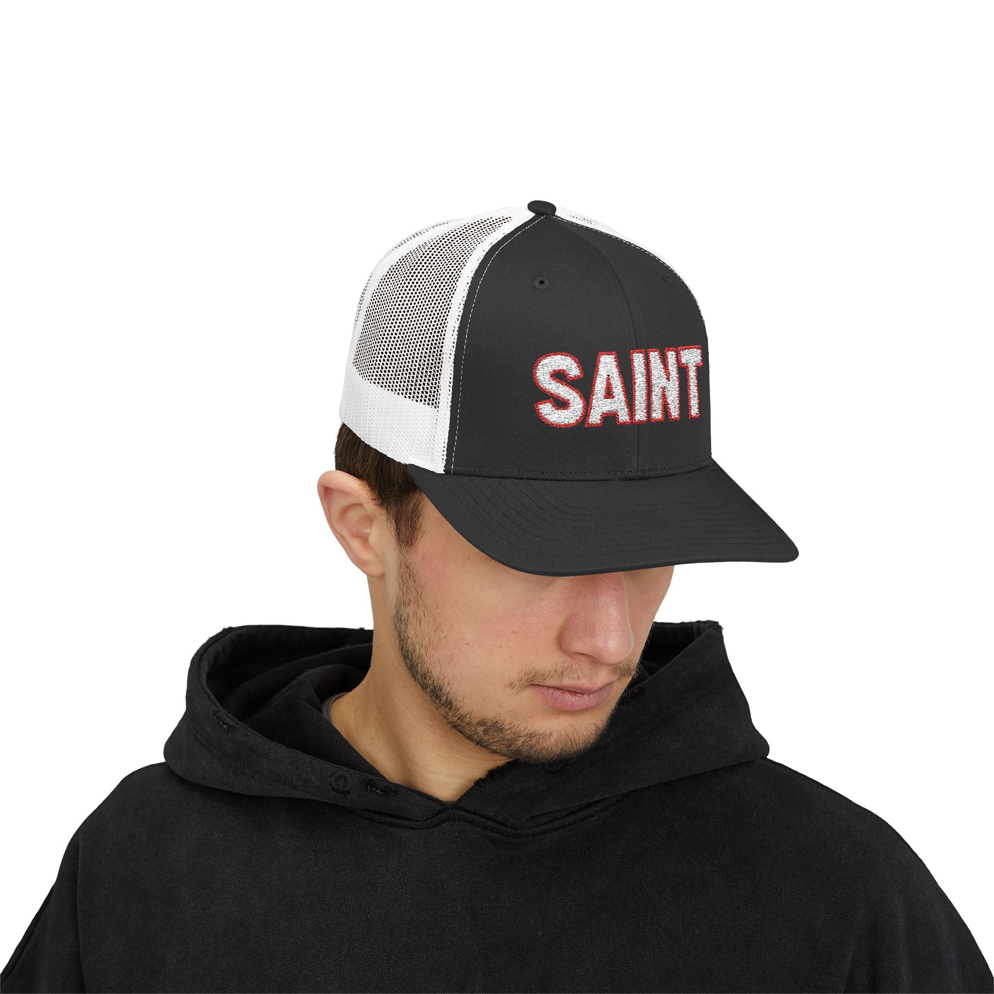 Saint outlined Snapback Trucker Hat | LDS Apparel, Religious Wear