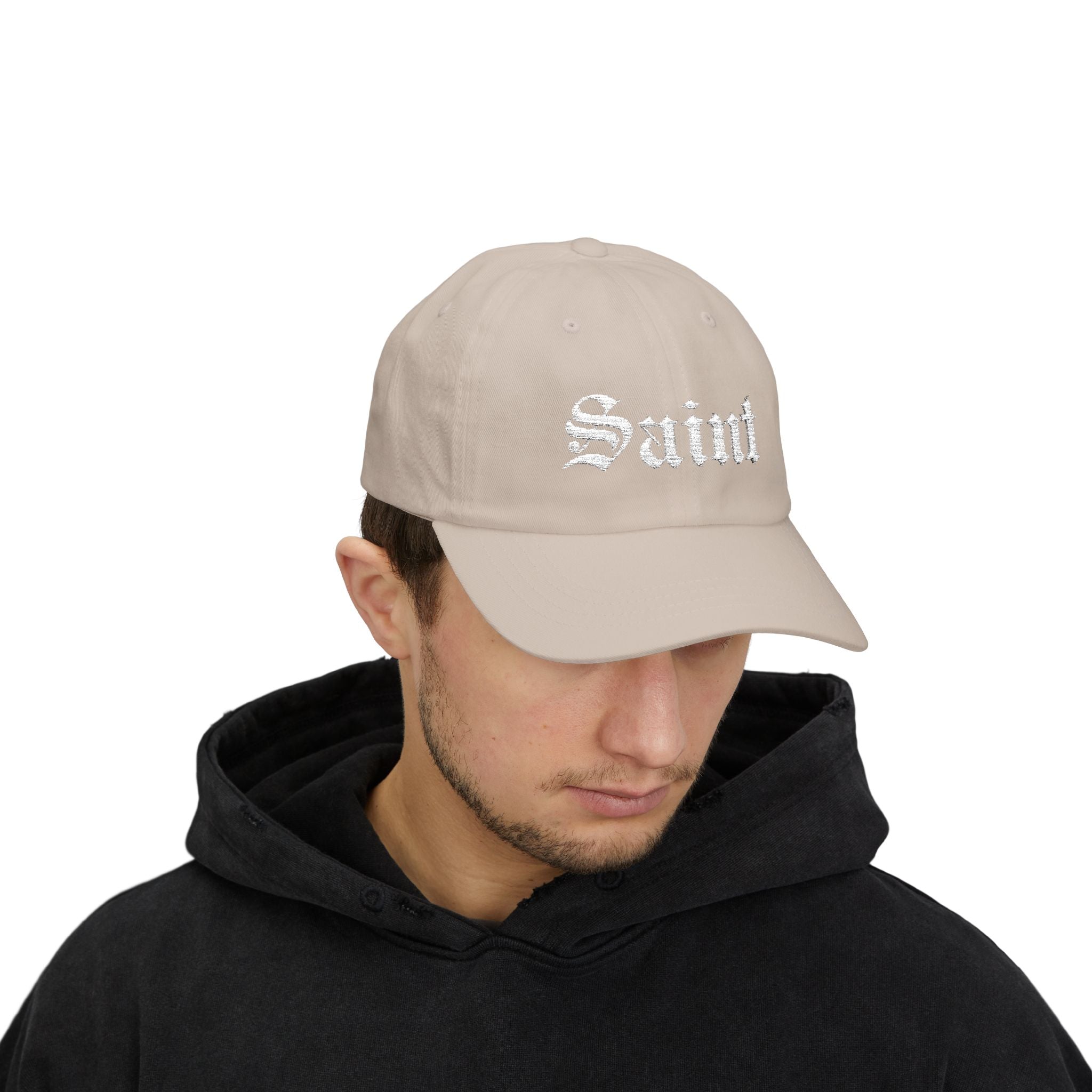 Saint Old English Classic  Hat - Religious Apparel, Devotion Wear