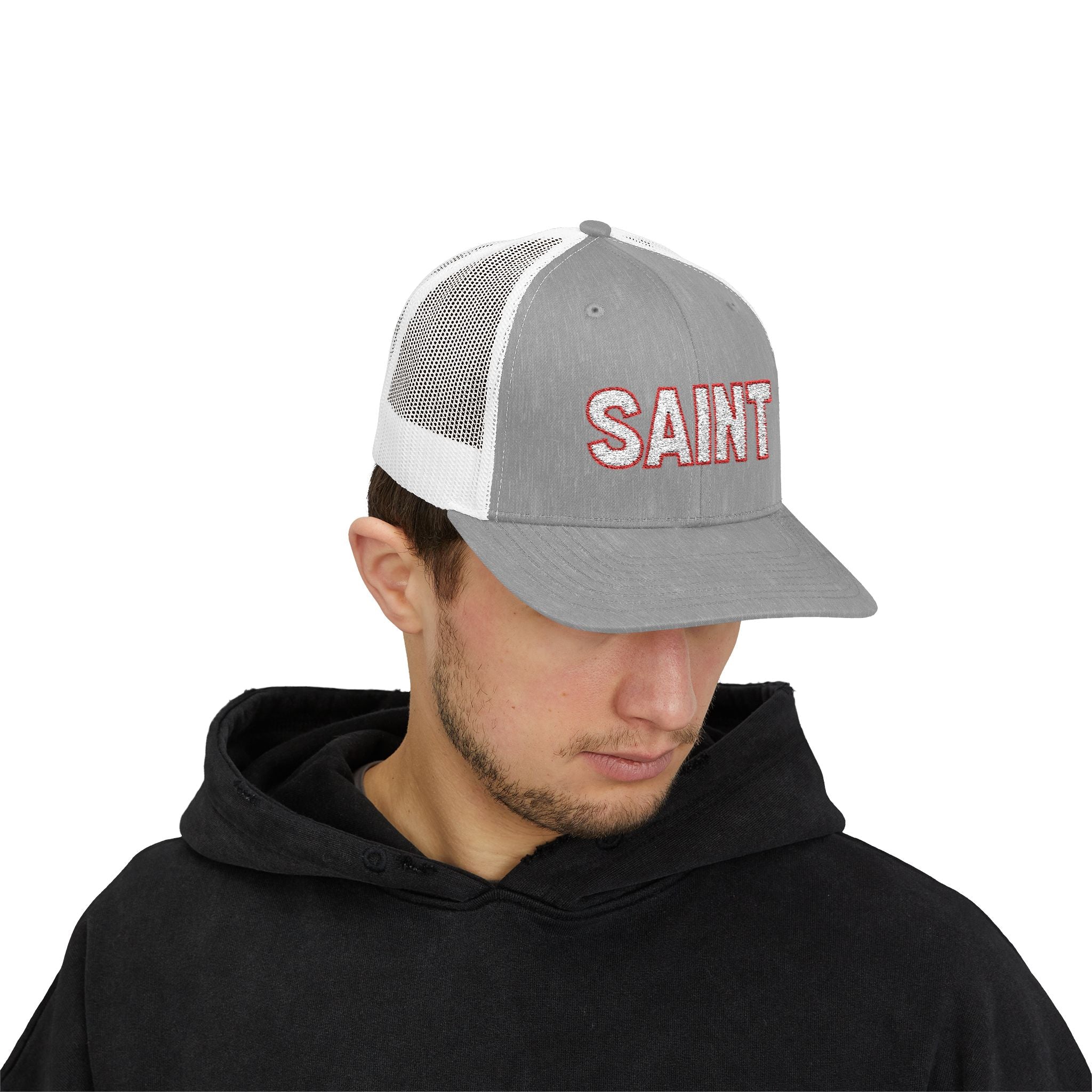 Saint outlined Snapback Trucker Hat | LDS Apparel, Religious Wear