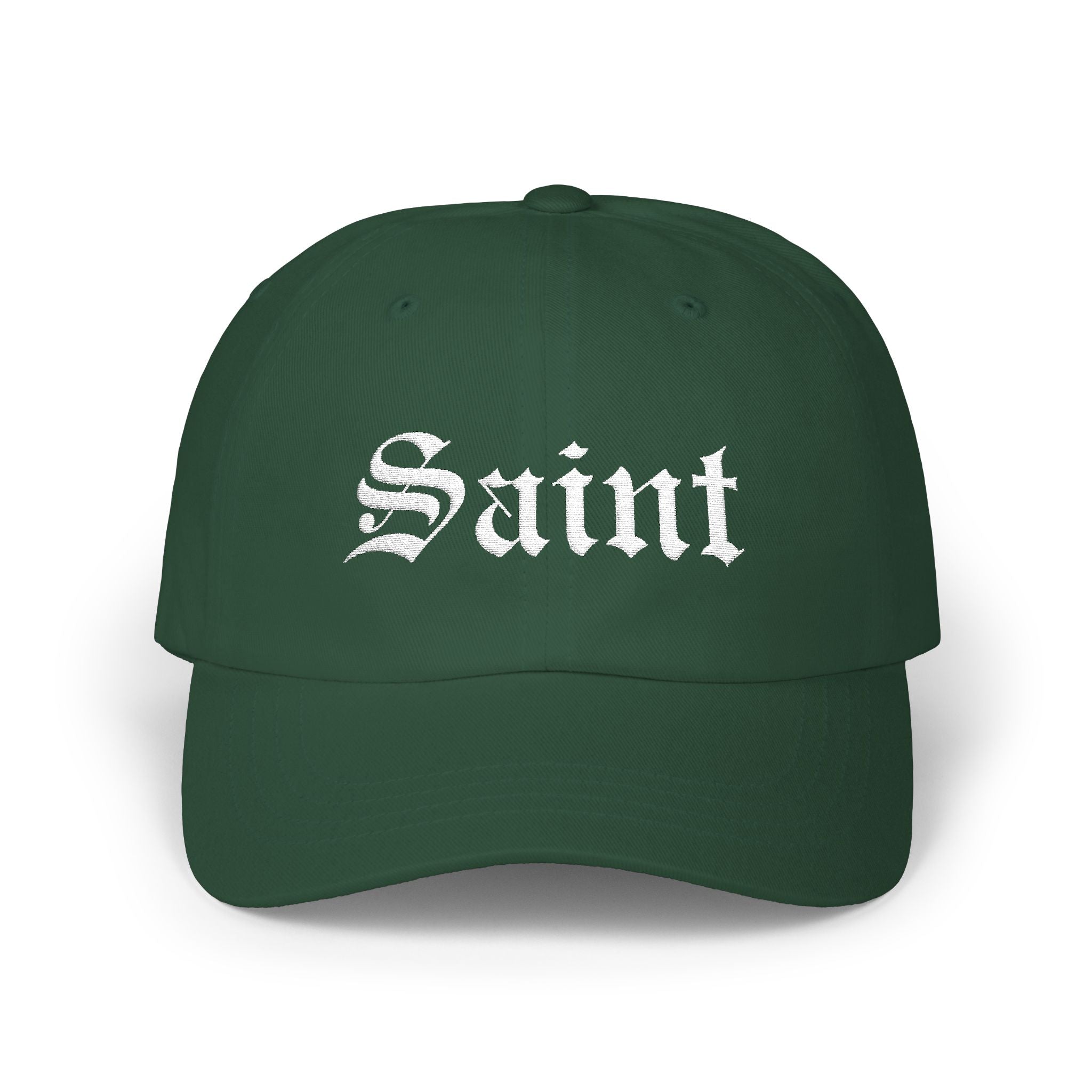 Saint Old English Classic  Hat - Religious Apparel, Devotion Wear