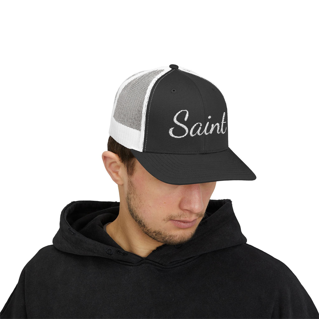 Saint Classic Snapback Trucker Hat | Religious Wear, Devotion Apparel