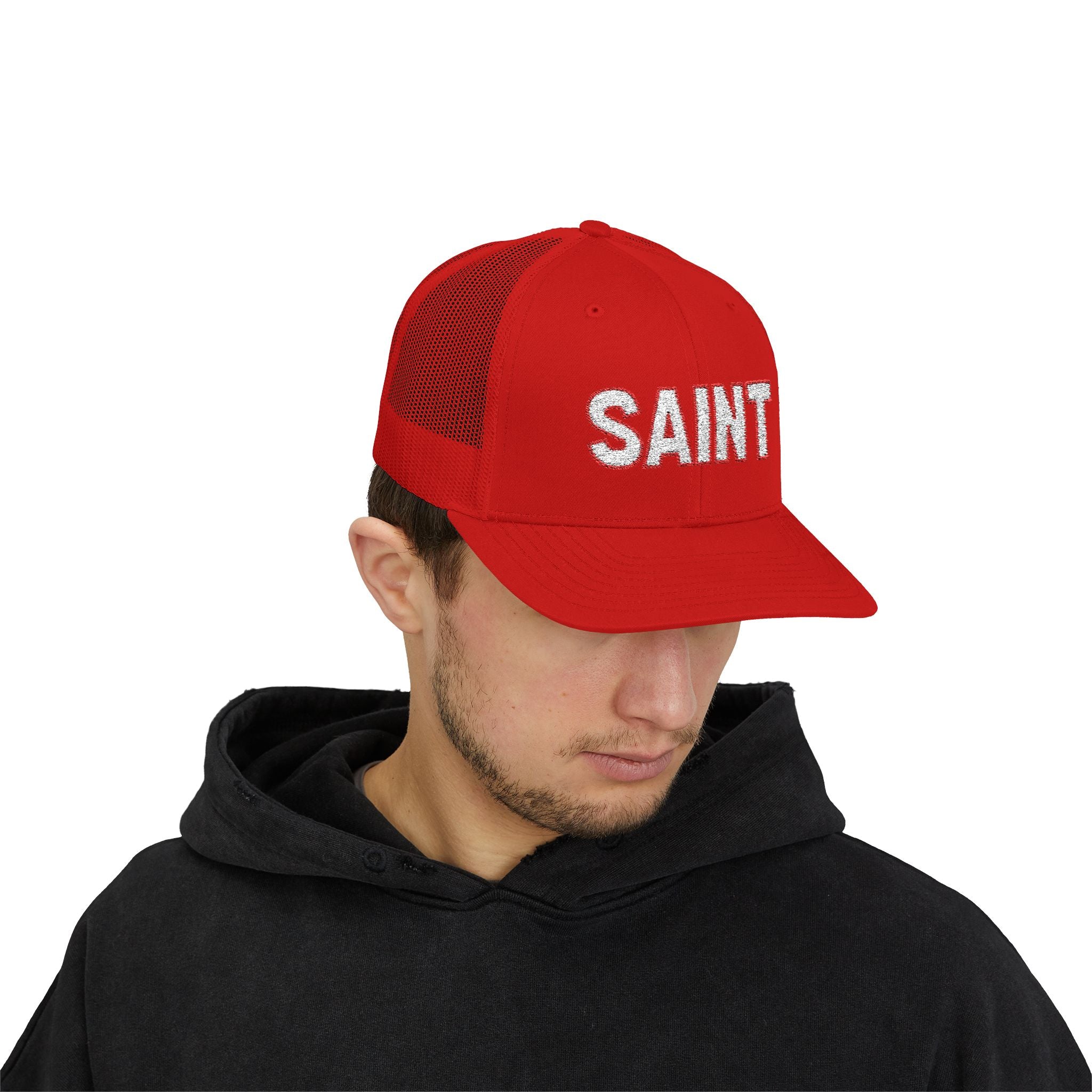 Saint outlined Snapback Trucker Hat | LDS Apparel, Religious Wear