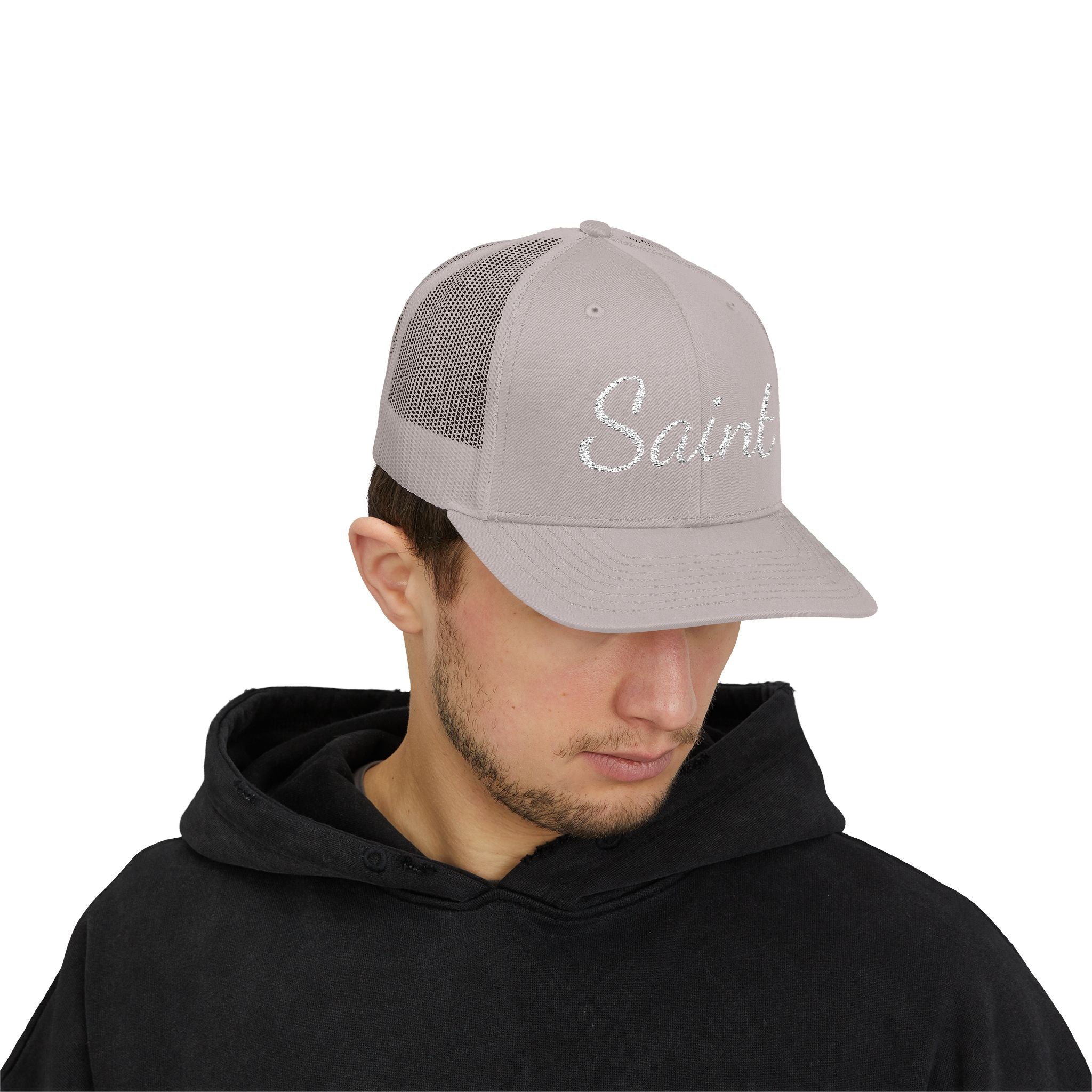 Saint Classic Snapback Trucker Hat | Religious Wear, Devotion Apparel