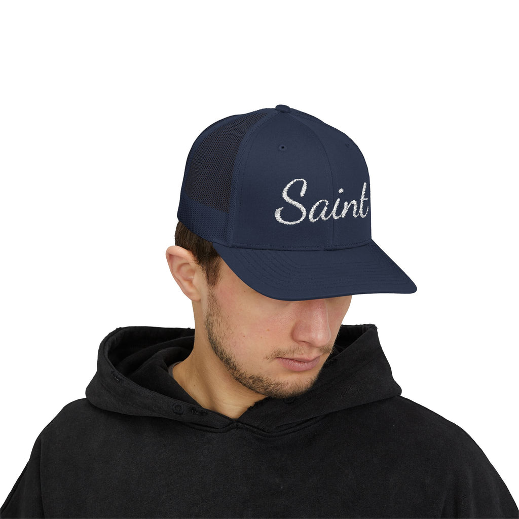 Saint Classic Snapback Trucker Hat | Religious Wear, Devotion Apparel