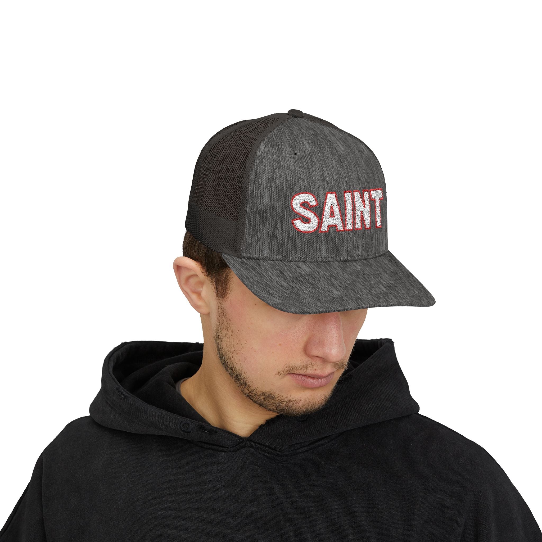 Saint outlined Snapback Trucker Hat | LDS Apparel, Religious Wear